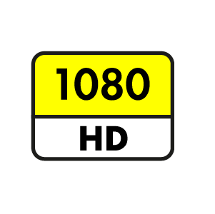 Icône indiquant une qualité vidéo HD 1080p